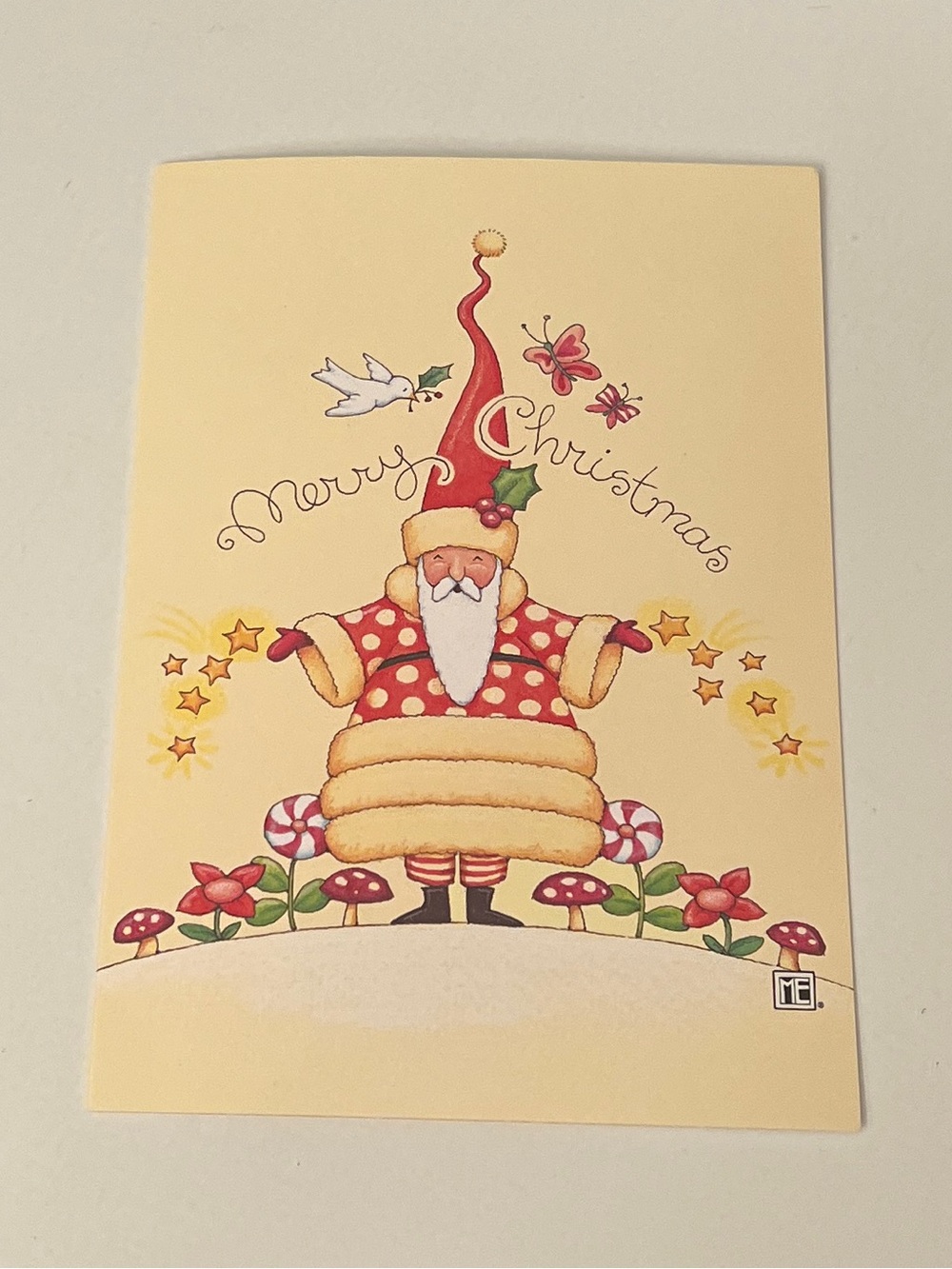 Mary Engelbreit Santa Christmas Cards/Envelopes Set of 8 NEW